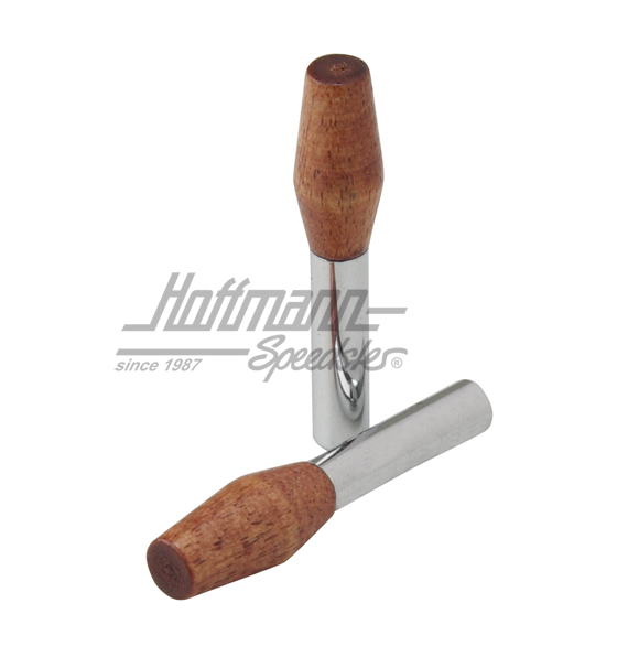 Boutons verrouillage, chromés/bois | AC 837 711 | 010-3106
