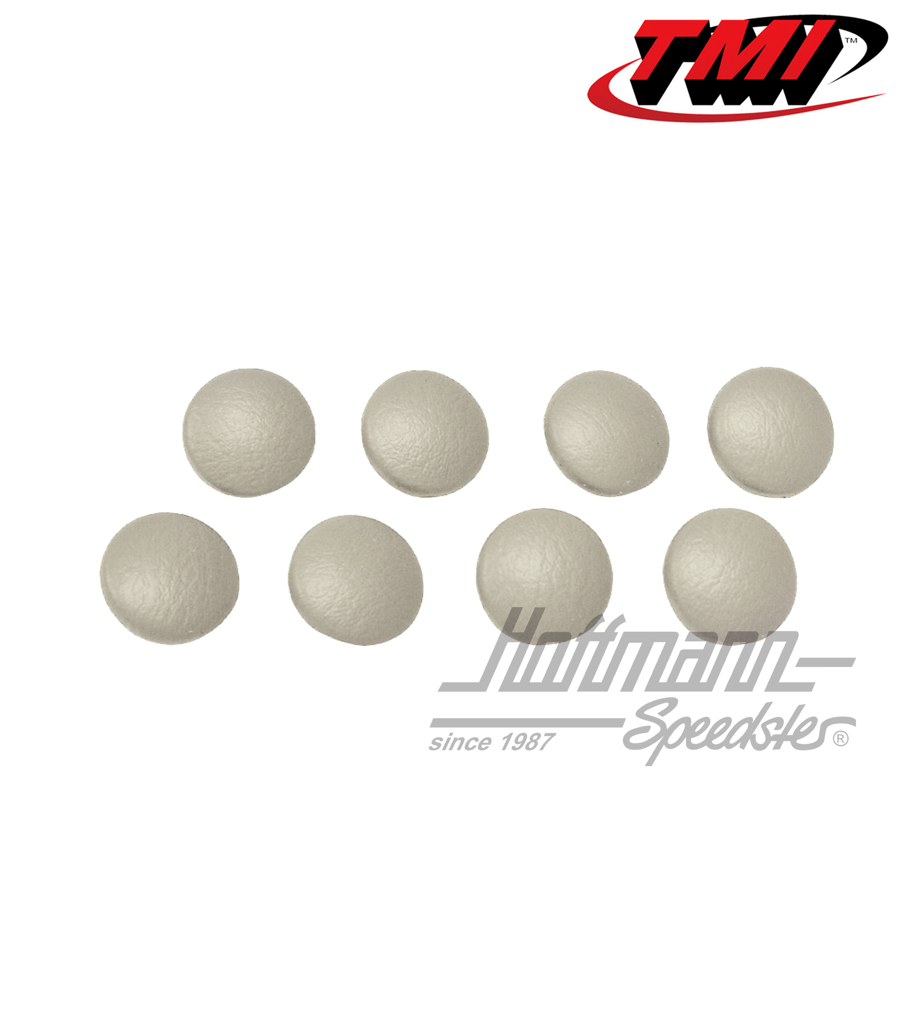 Boutons de rembourrage, blanc cassé, jeu de 8 pièces | 43-4414-15 | 055-7077