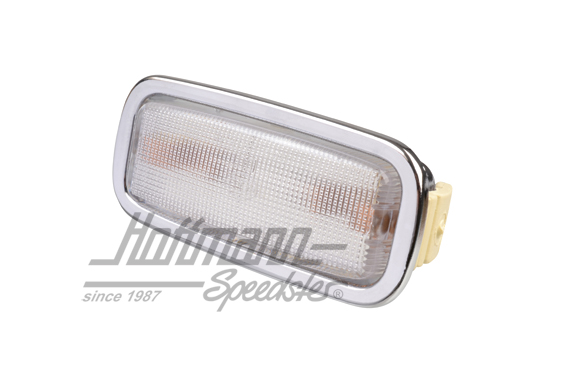 Plafonnier, Porsche 911 Coupé/356 C, en haut, avec bordure chromée | 901 632 101 28 | 580-2802