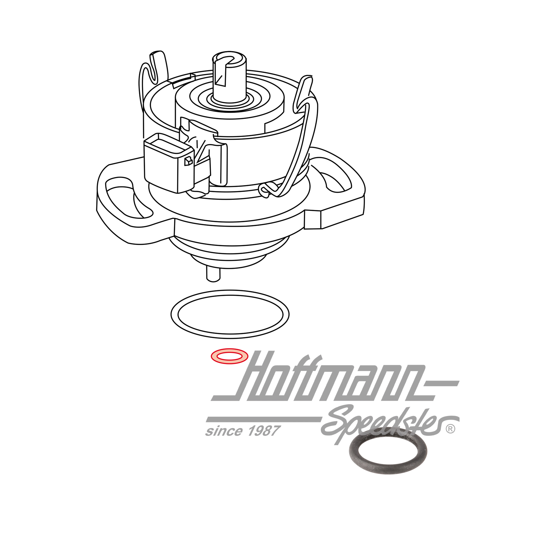 Joint annulaire, distributeur, 1.1-2.5 | 030 905 261 | 209-1320-10