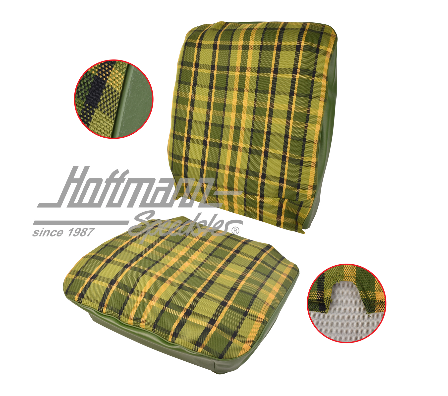 Housse de siège, Westfalia, vert/jaune, 68-74 |  | 098-1305-56