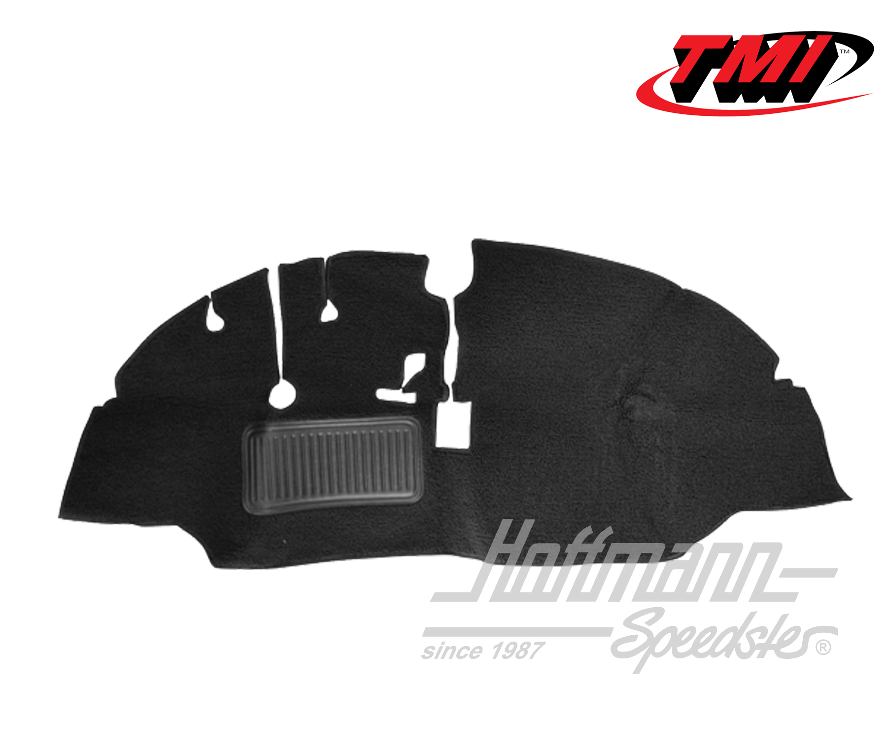 Tapis, espace-pieds, Bus T1, 65-67, noir | 34-F2102-301 | 098-0001