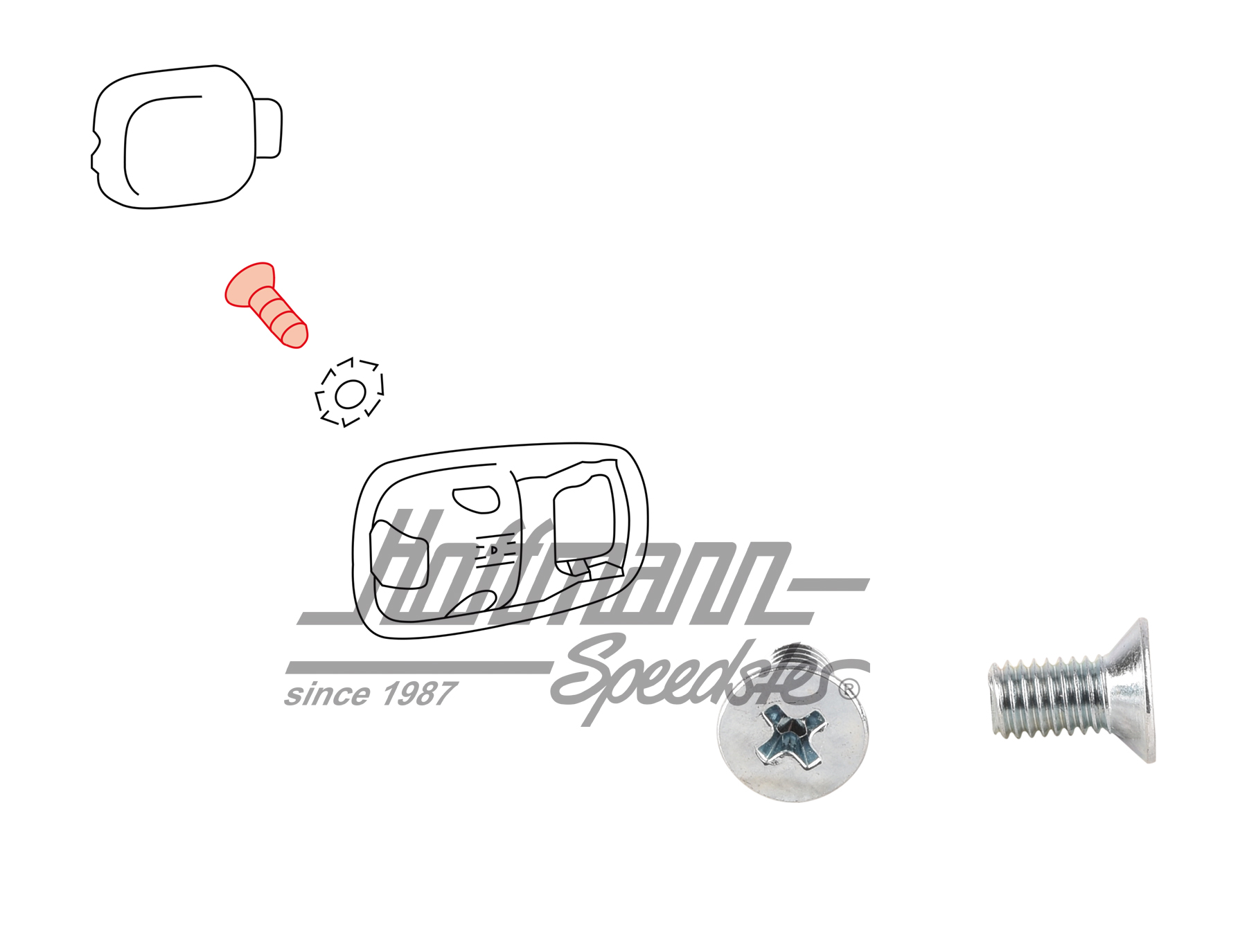 Vis, écran d'ouvre-porte, 8.63- (PAIRE) | N  011 264 3 | 020-2321-03