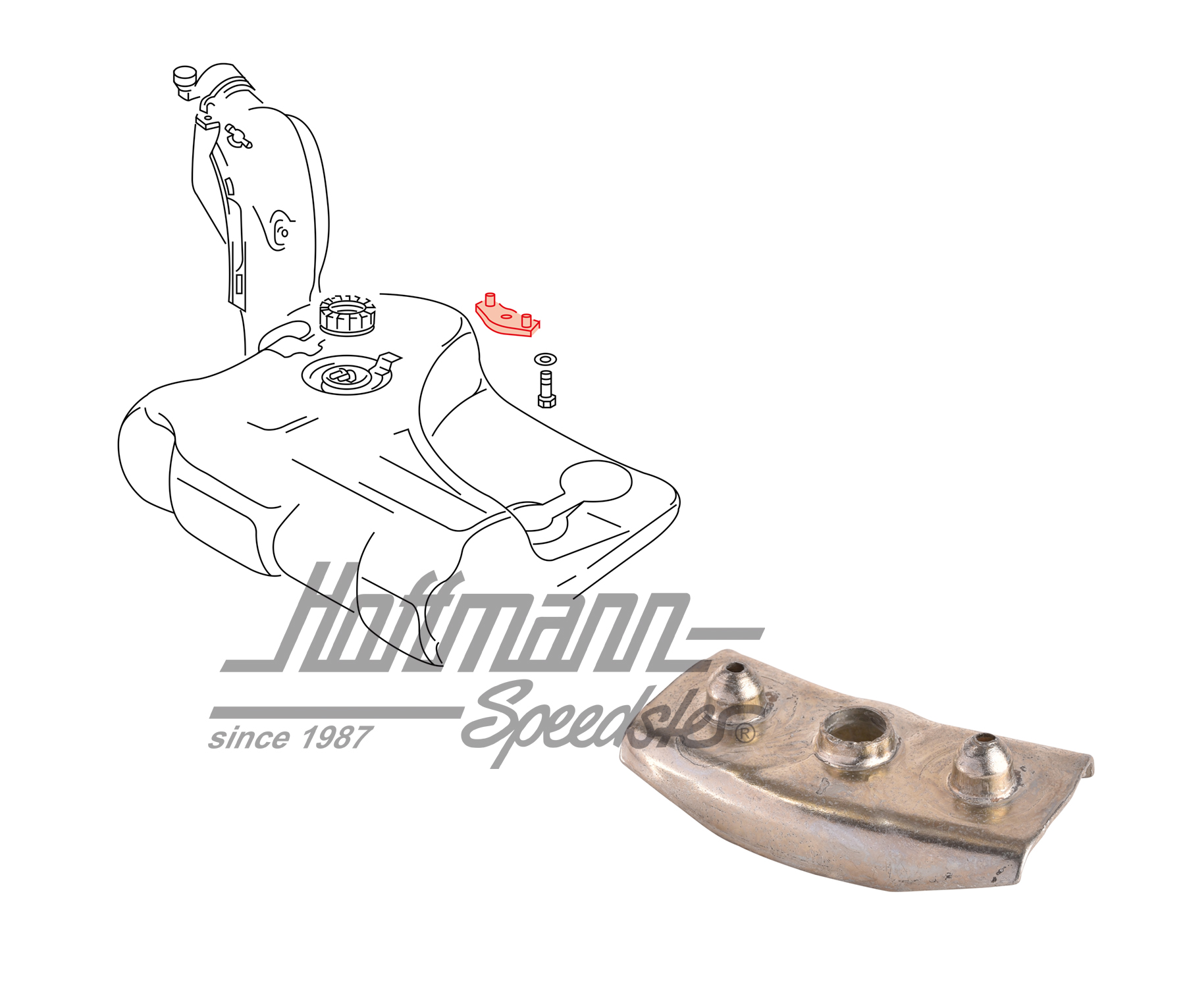 Cadre support, bandes de serrage
, réservoir d'ess., Golf 2/3, NOSence
 | 191 201 661 | 202-2030
