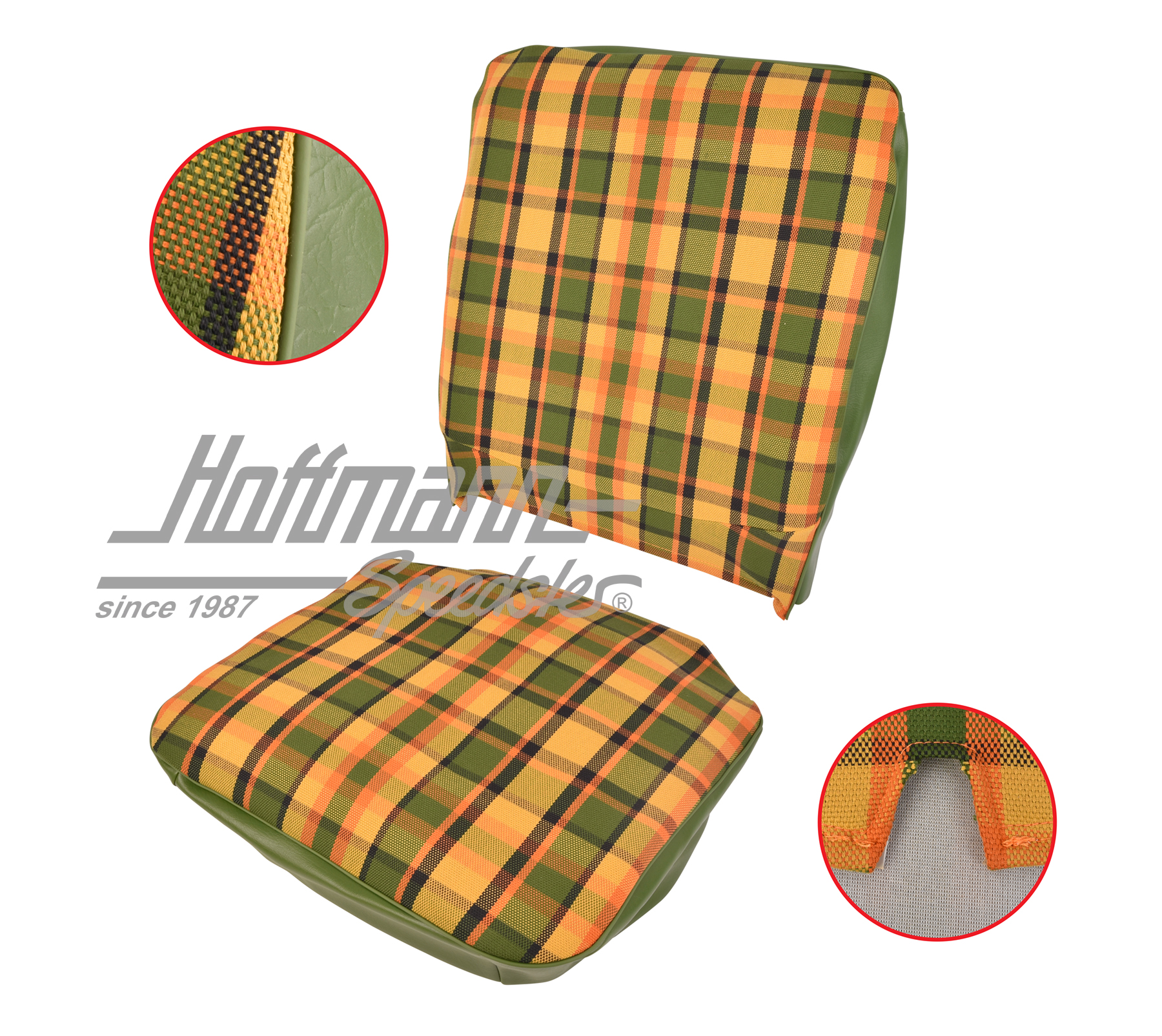 Housse de siège, Westfalia, jaune/orange/vert, 68-74 |  | 098-1305-59