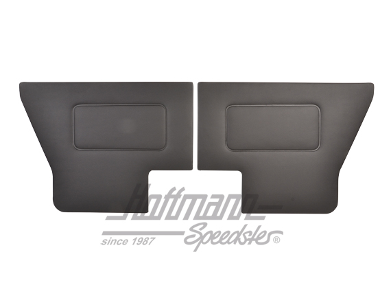 Panneaux de portes, Golf 1 Cabriolet, noirs                                                         