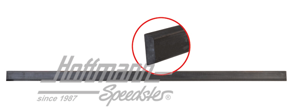 Nervure caoutchoutée, avant, standard, Golf 1, -7.78 | 171 807 221 B | 180-0312