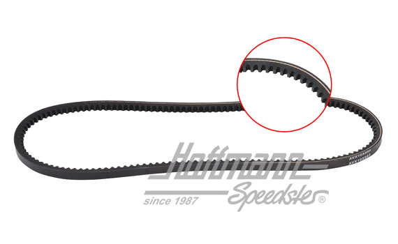 Courroie trapézoidale, alternateur, 10 x 865 mm | 027 903 137 A | 190-0025