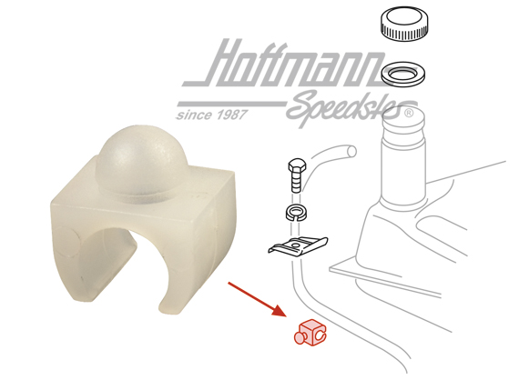 Clip, tuyau de ventilation de réservoir d'essence, -67 | 111 201 261 | 020-5008-40