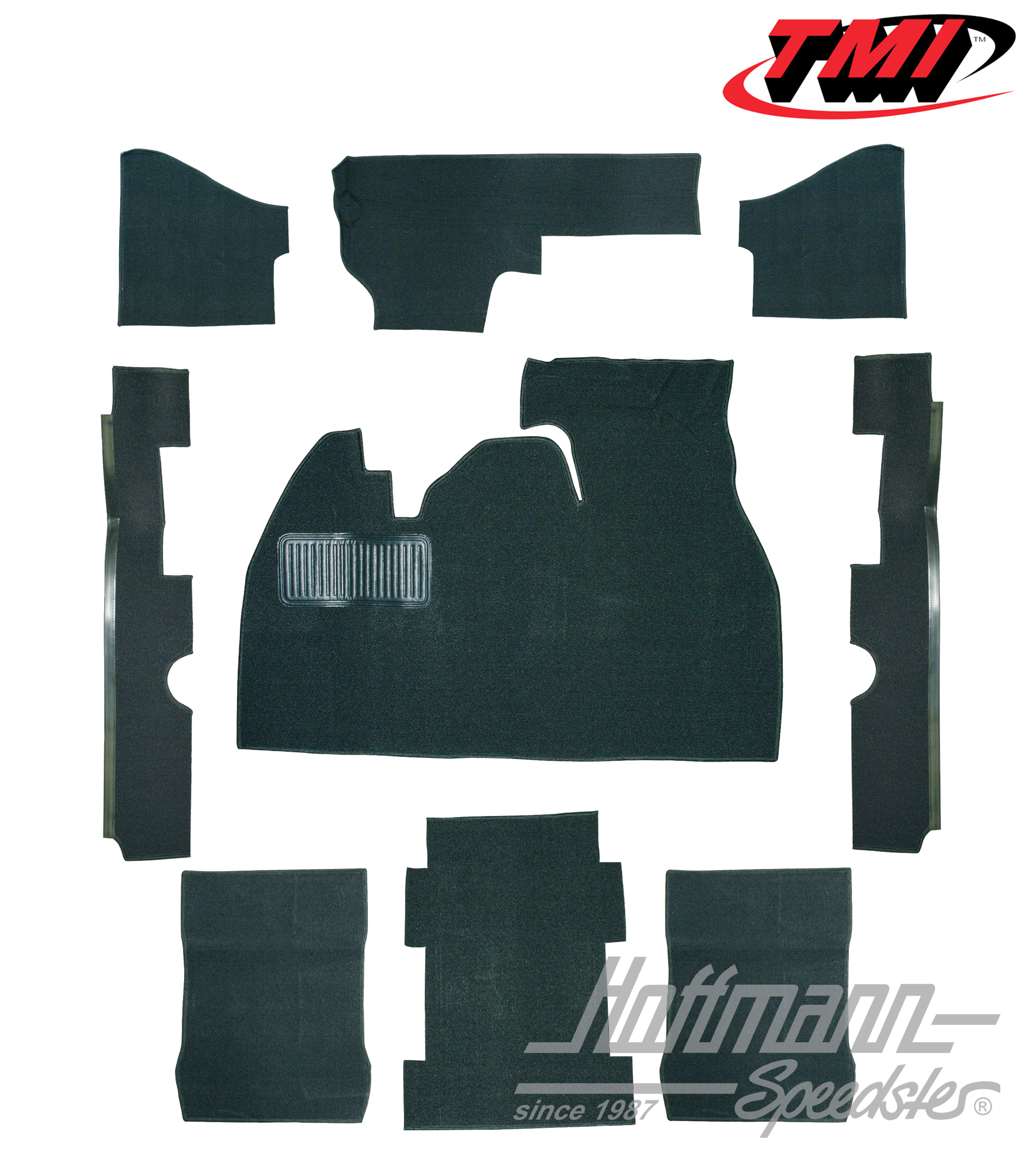 Kit moquettes, Berline, noir, 1303 | 34-F1214-301 | 020-5306