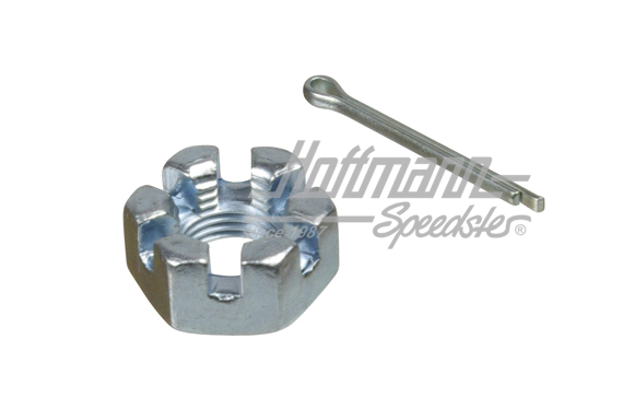 Écrou crénelé, rotule de direction, M10x1mm | N  011 210 1 | 020-4387-40