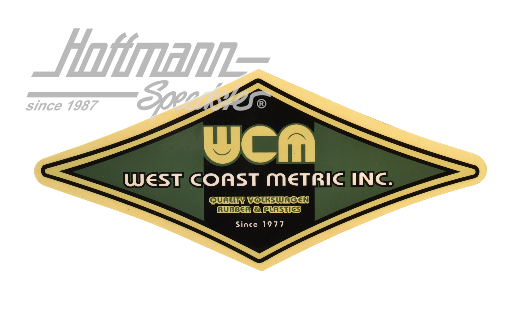 Autocollant "West Coast Metric", vert | --- --- --- | 021-0187-10