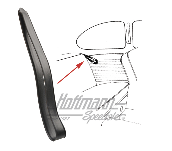 Tirant, banquette arrière, noir | 155 885 665 | 055-5001