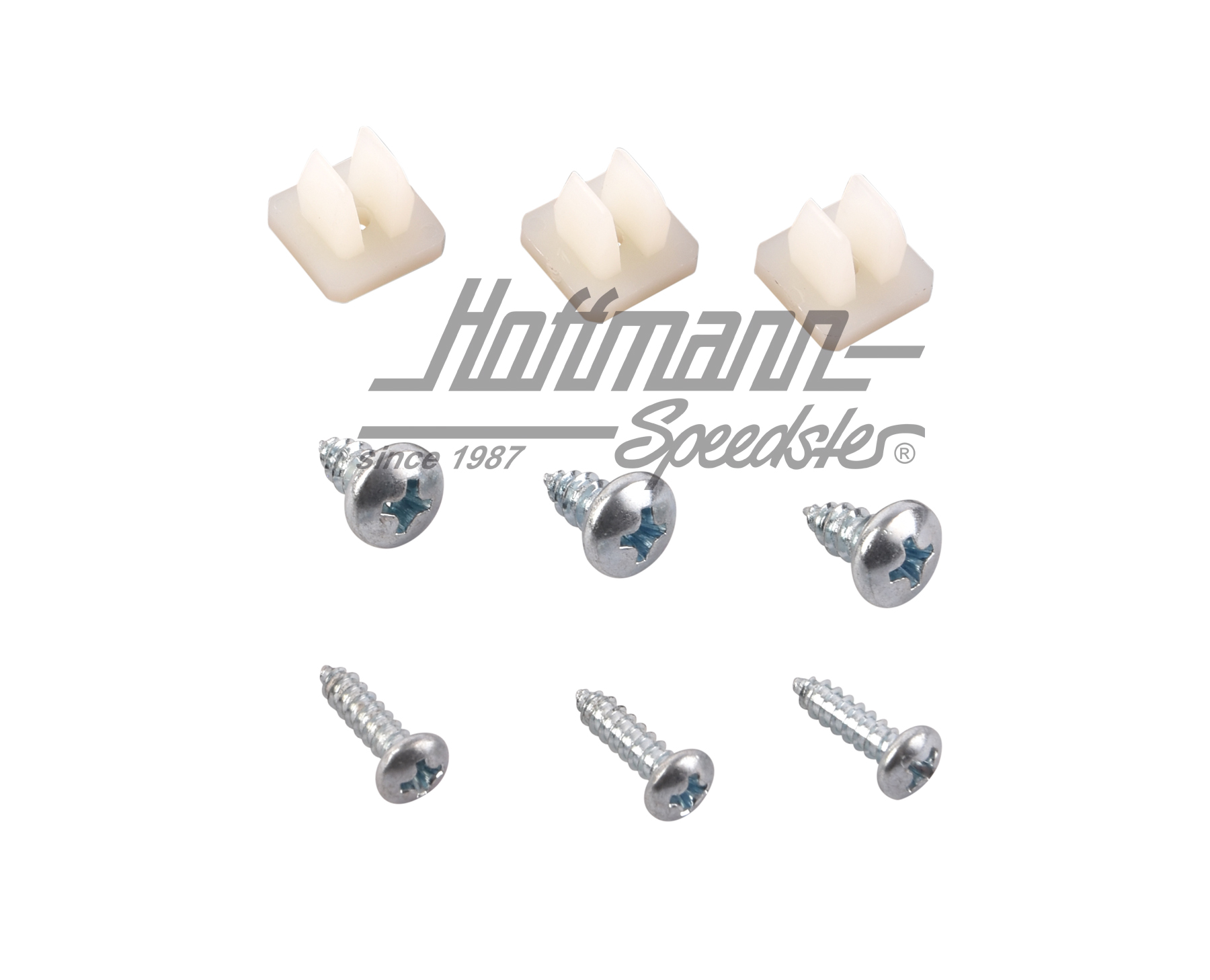 Jeu de fixation, réservoir d'eau, capot-moteur | 141 827 081 | 066-0147