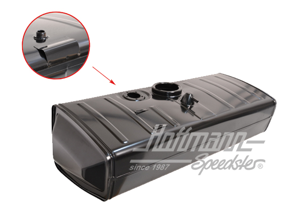 Réservoir d'essence, Porsche 356, -7.62, Top-Qualité | 356 56 012 | 505-0050