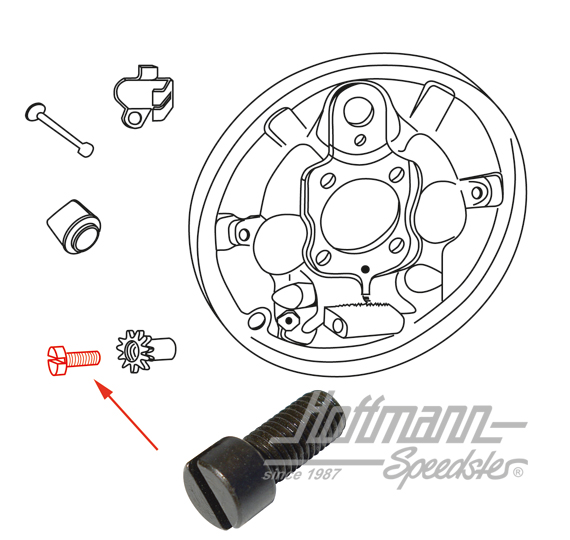 Vis re réglage, -7.64 | 211 609 209 | 020-4067-03