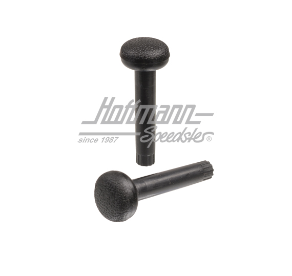 Boutons verrouillage, noirs, Top Qualité | 171 837 187 | 020-2375-10