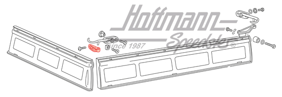 Oeillet d'arrêt, arrière, Cabine double / Pick-up                                                   