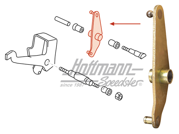 Levier de connexion, câble de chauffage, 86-89                                                      