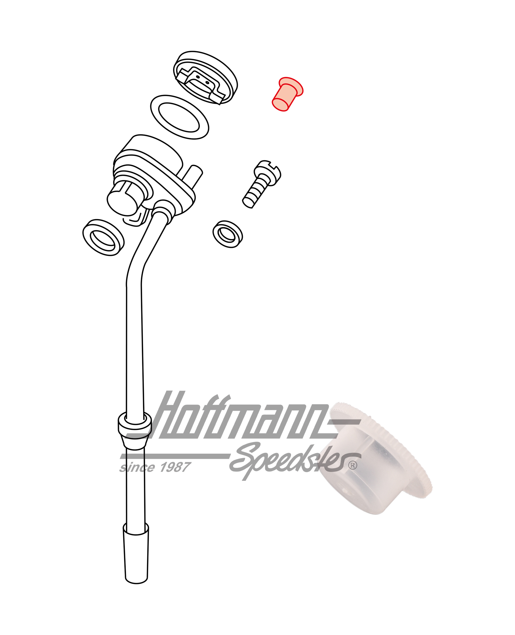 Bouchon, ventilation du moteur, tubulure de remplissage d'huile
 | 111 115 465 | 020-0483-20