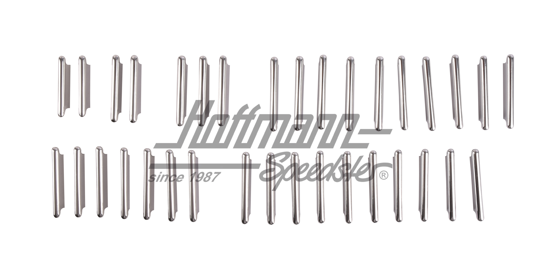 Moulures frontales (tuyaux d'orgue), Type 3 | 311 008 104 A | 069-8460-10