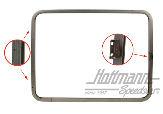 Cadre, vitre pop-out
, latéral, nu | 221 847 105 A | 089-3840