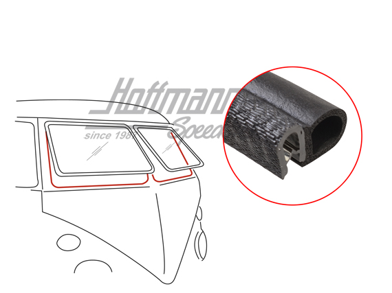 Joint de pare-brise, Bus T1, Safari, universel | 211 845 123 F | 089-0032-20