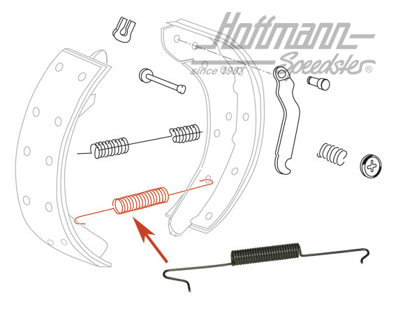 Ressort, essieu arrière, en bas, Bus T2/T3, 8.70- | 251 609 309 | 090-3194