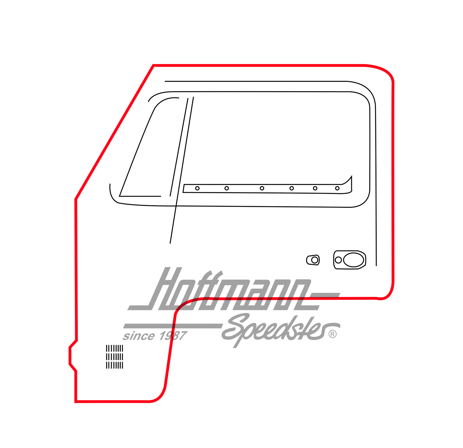 Joint de porte, Bus T2, 8.67-7.79 gauche, Top Qualité                                               