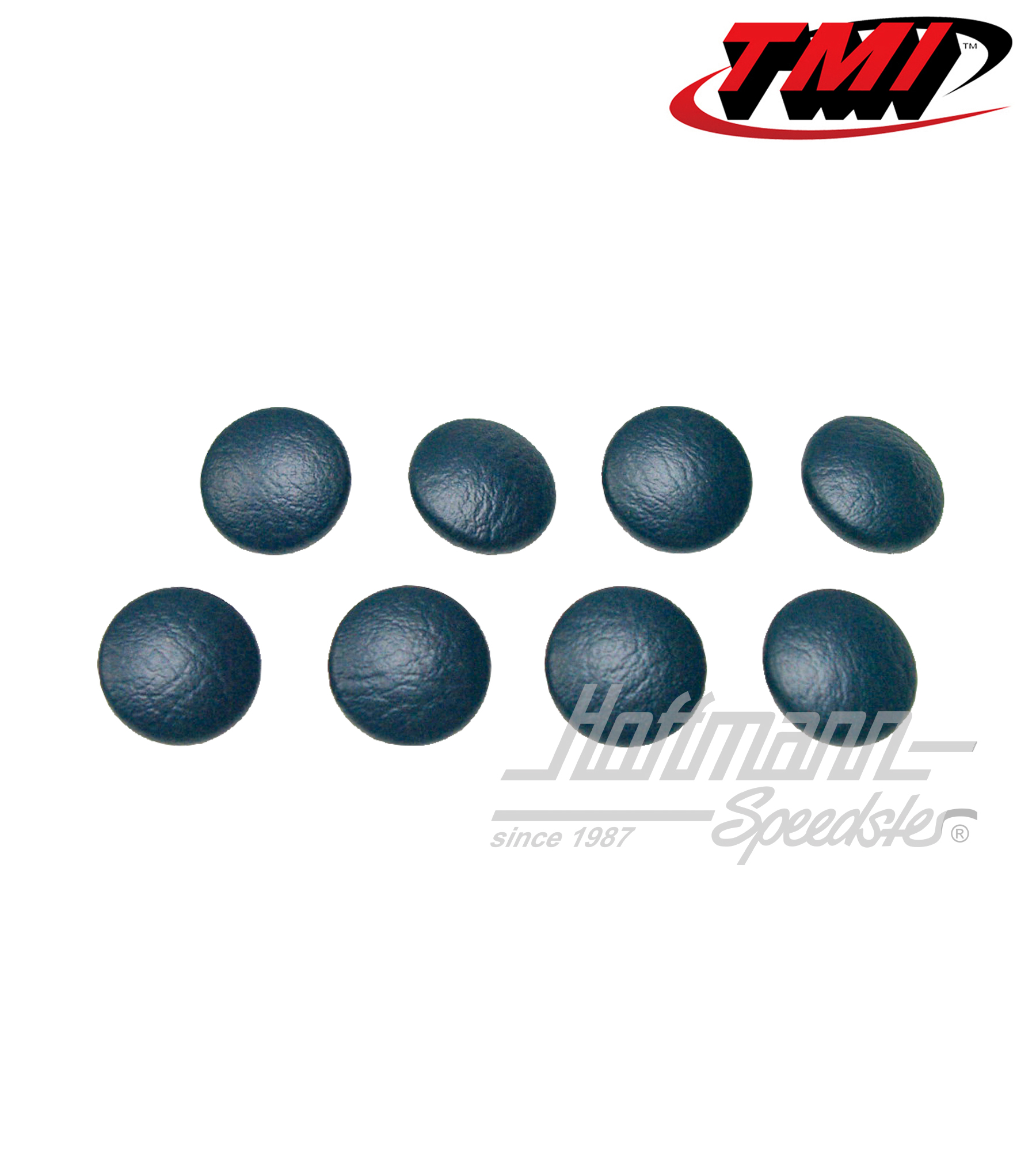 Boutons de rembourrage, bleues, jeu de 8 pièces | 43-4414-18 | 055-7073