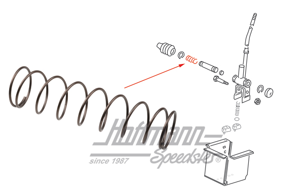 Ressort, latéral, avant, 5-vitesses | 251 711 247 A | 315-1400-12