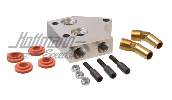 Adaptateur radiateur d'huile, dual, radiateur standard | 17-2873-0 | 020-1113