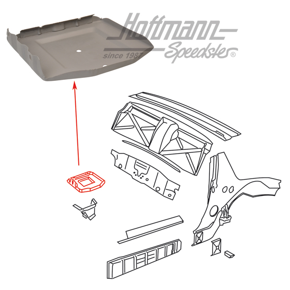 Tôle de batterie, 914 | 914 501 587 10 | 600-8010