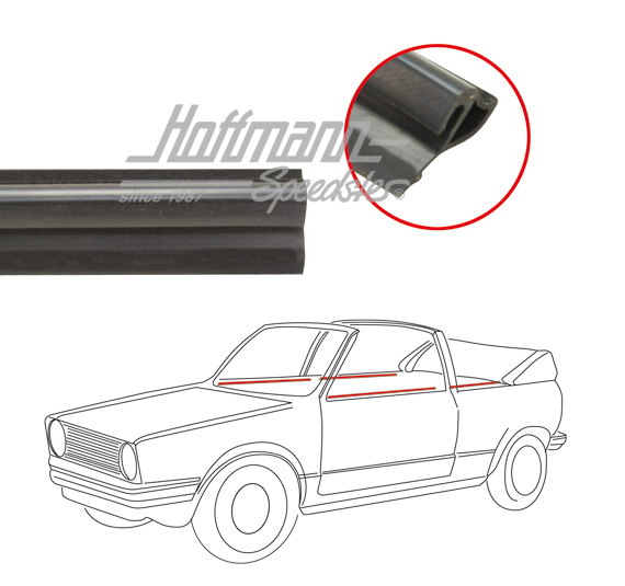 Lèche-vitre, intérieure, avant/arrière, gauche/droite | 155 837 475 C | 180-4052