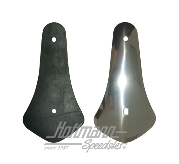 Coquille de poignée de capot avant, inox, finement poli, -7.67 | --- --- --- | 020-2047