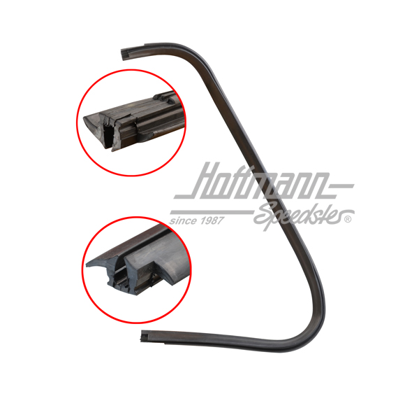 Joint de déflecteur, fixe, gauche | 211 837 625 A | 090-6164-01