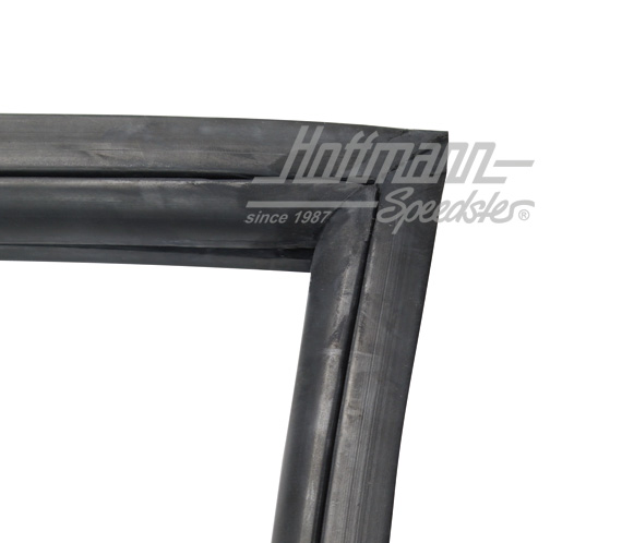 Joint vitre central de porte, sectionné, avec rainure                                               