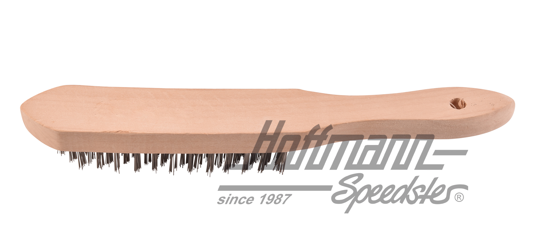 Brosse à main, fil d'acier, 5 rangées                                                               