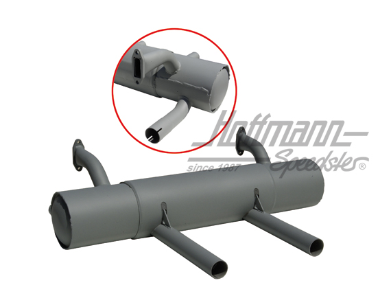 Silencieux de sport, 356 A,B,C, 1.6, 2x45mm | PO-92103 | 510-0107