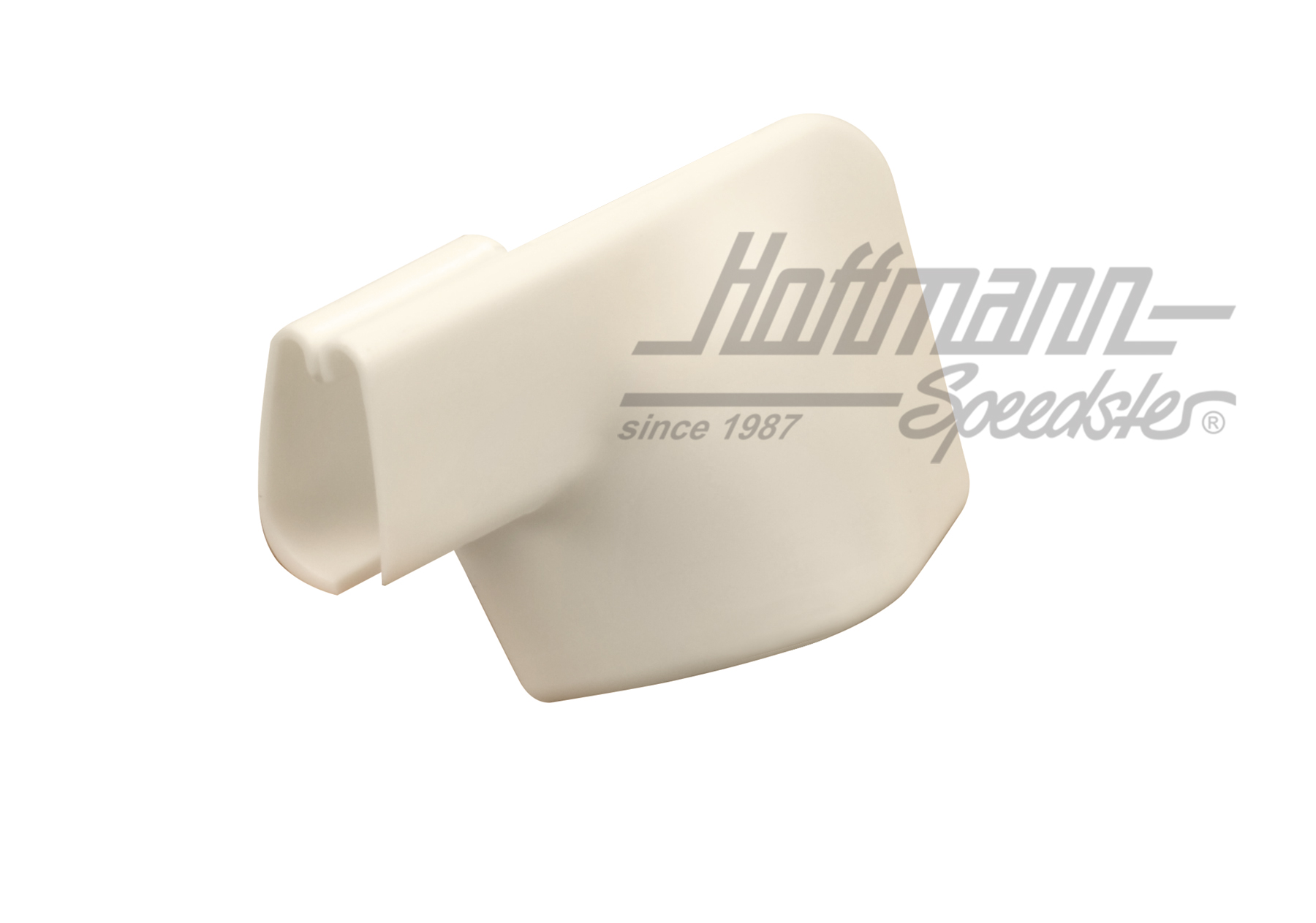 Cache, bourrelet, porte coulissante, gauche, blanc                                                  