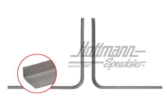 Cadre de pare-brise, segments d'angle, extérieur, gauche/droite                                     