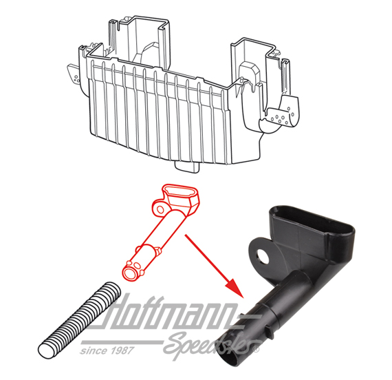 Tubulure de vidange, 8.70- (large) | 113 819 539 B | 020-1993-23