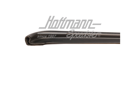 Moulure, colonne-A, Cabriolet, noire, droite                                                        