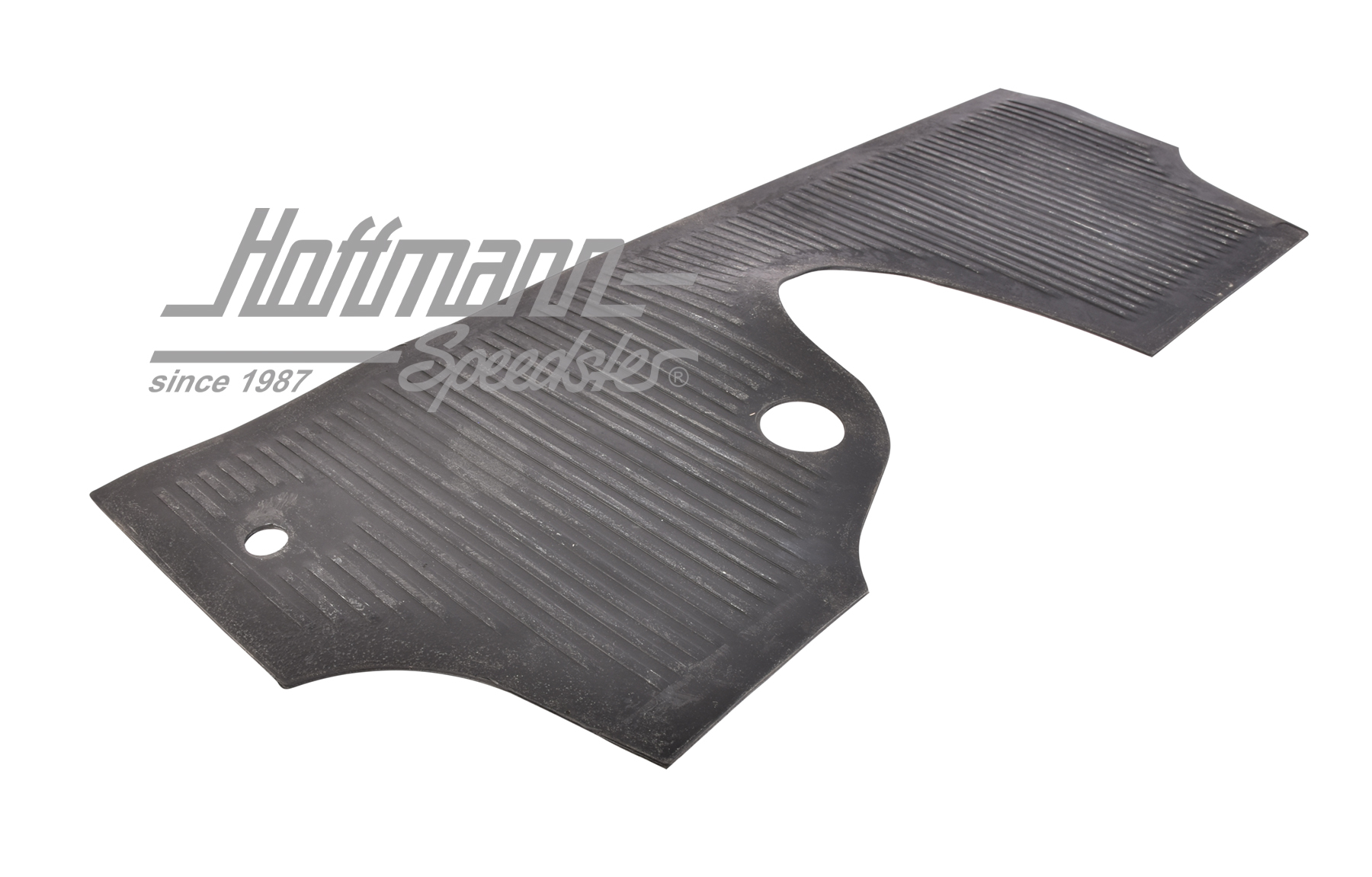 Tapis caoutchouc, cloison pédalier, -7.59, noir                                                     