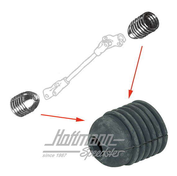 Soufflet, arbre de cardan, 02/03, -7.74 | 113 415 979 B | 020-2558