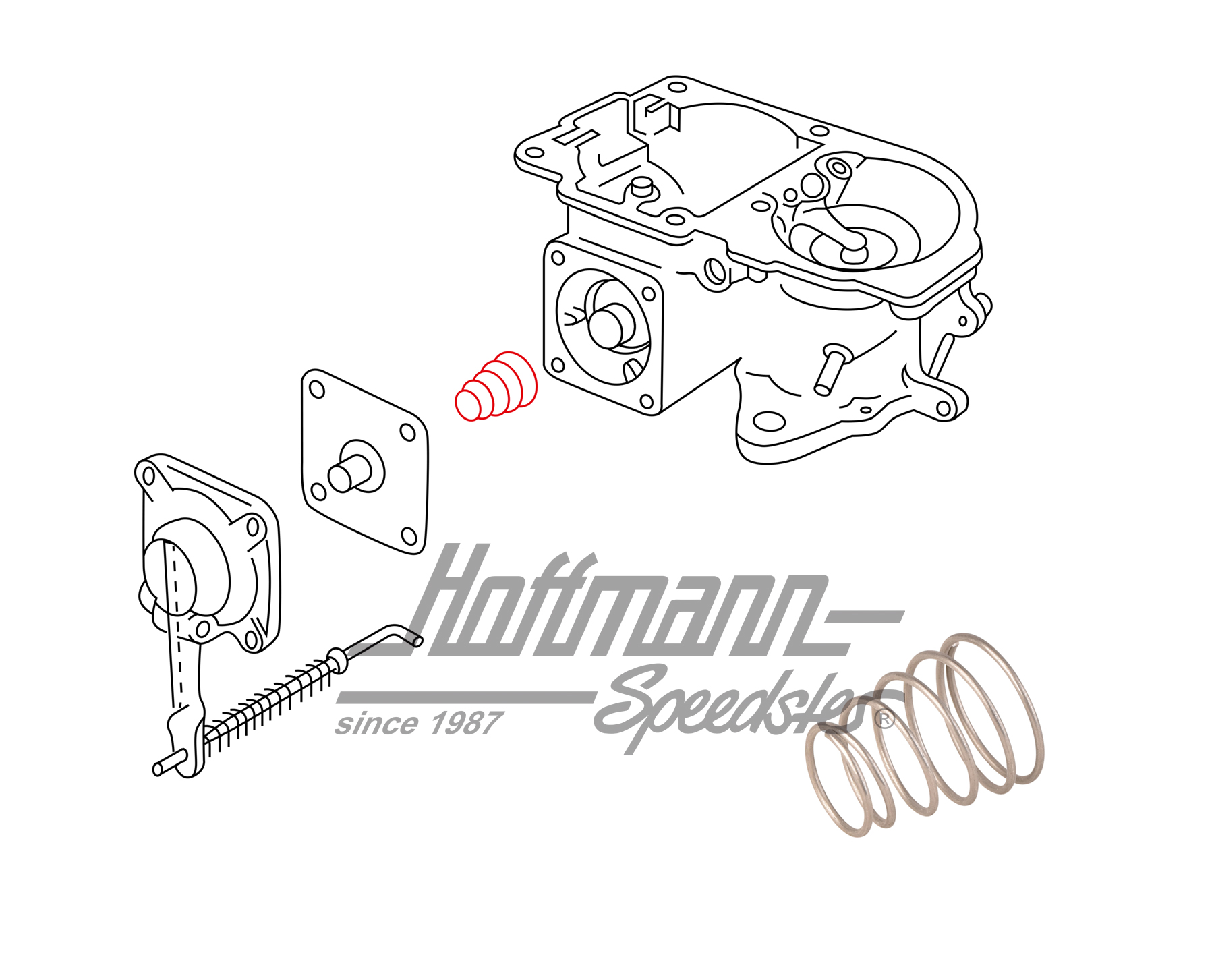 Ressort, membrane, pompe de reprise | 021 129 467 | 092-2100-48