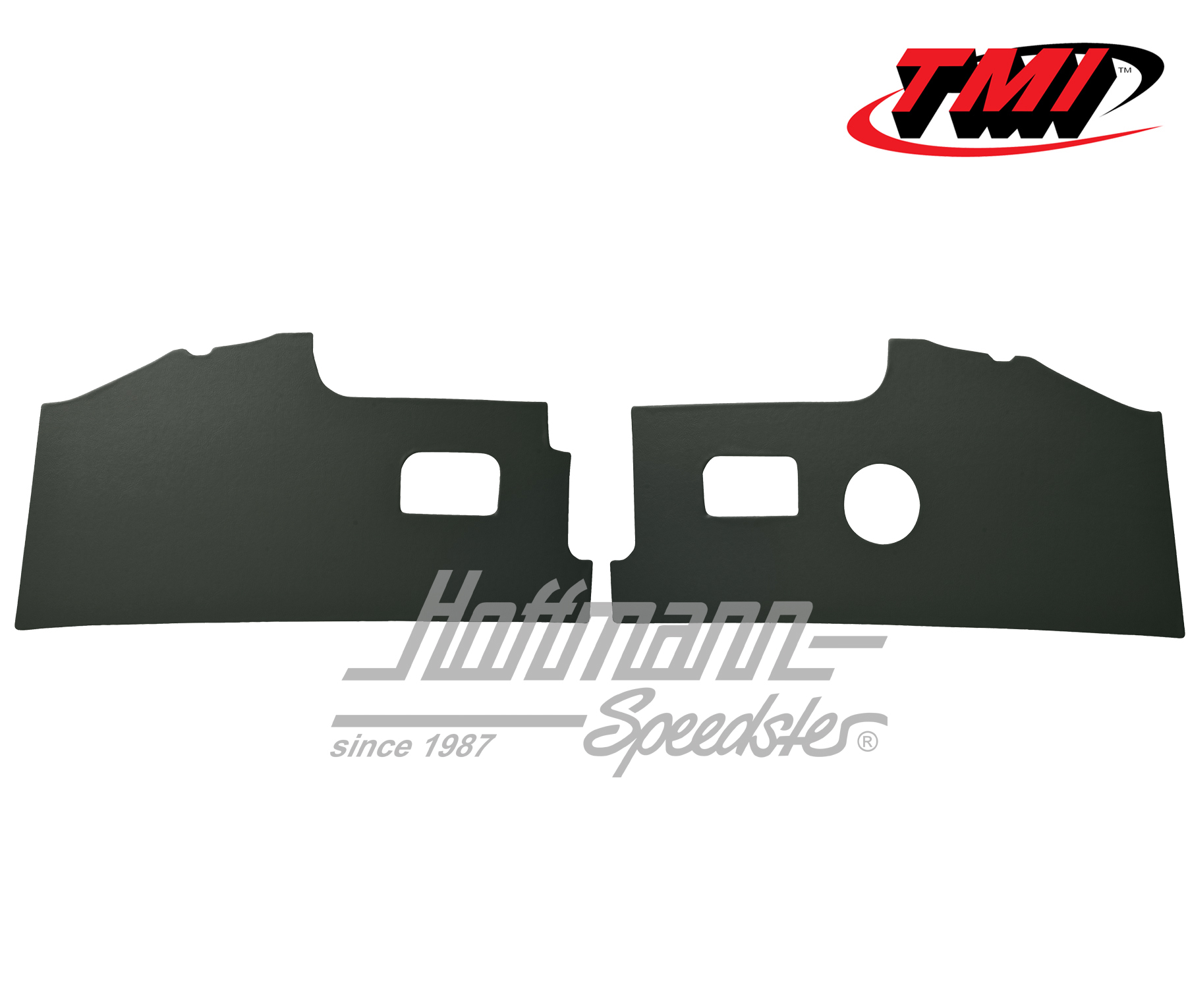 Garnitures de panneau avant, 8.70-, noires | 211 898 111 a | 098-0548-01