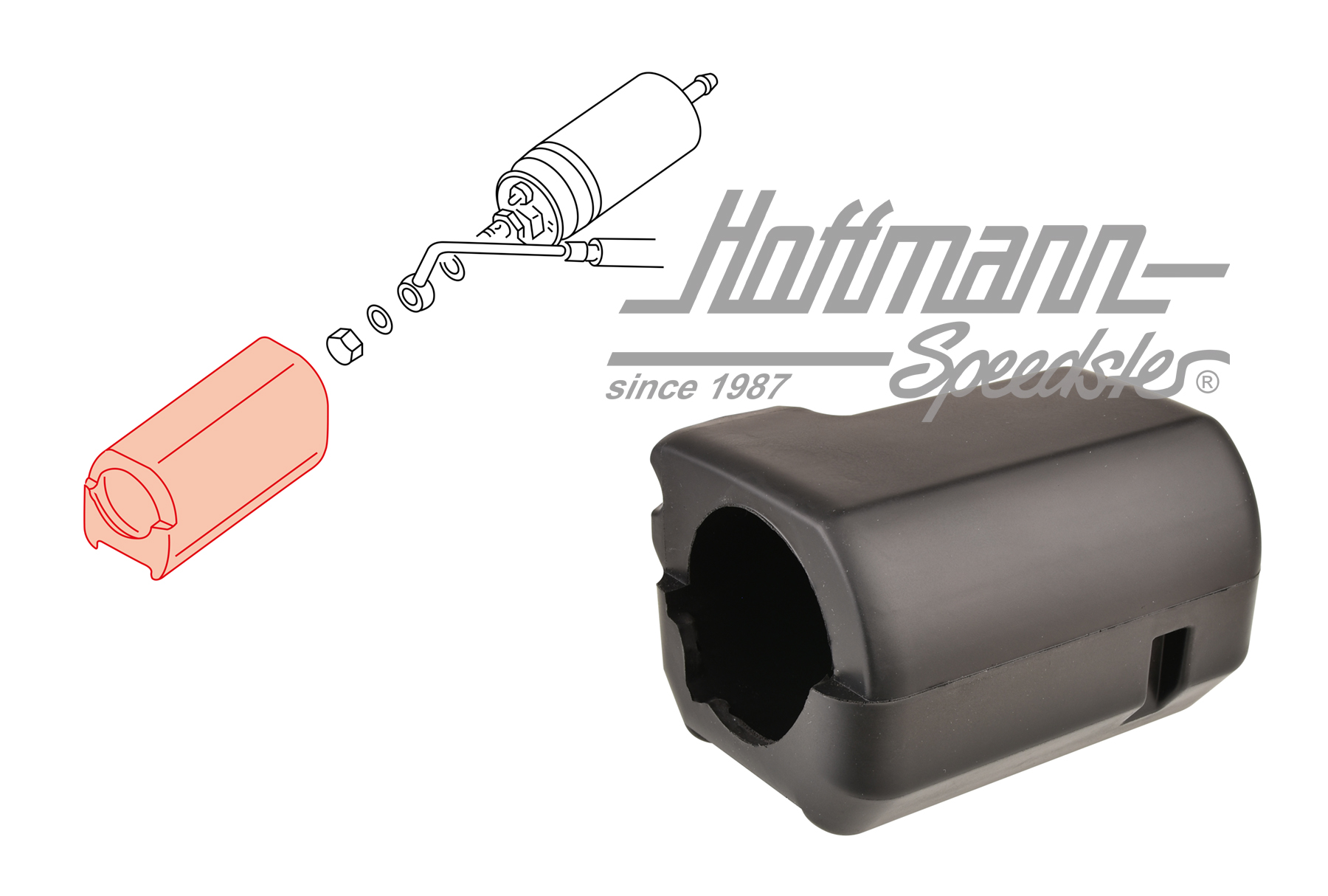 Isolation, pompe à essence, Golf 1 GTI | 171 201 769 B | 110-2368-10