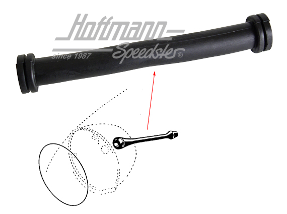 Gaine de fils, boîtier de phare/panneau latéral, -7.64 | 111 941 185 | 020-4987-05