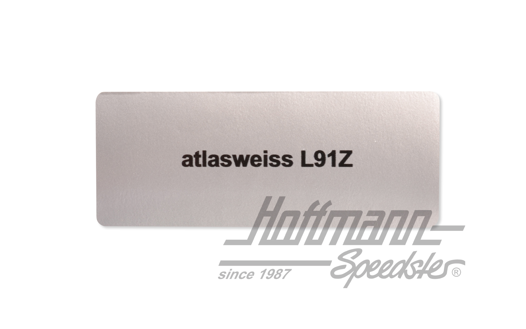 Autocollant, numéro de couleur L91Z, blanc atlas | L91Z | 021-0180-23